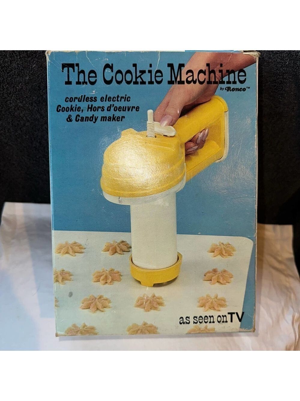 Vintage Ronco The Cookie Machine Complete In Box Unused